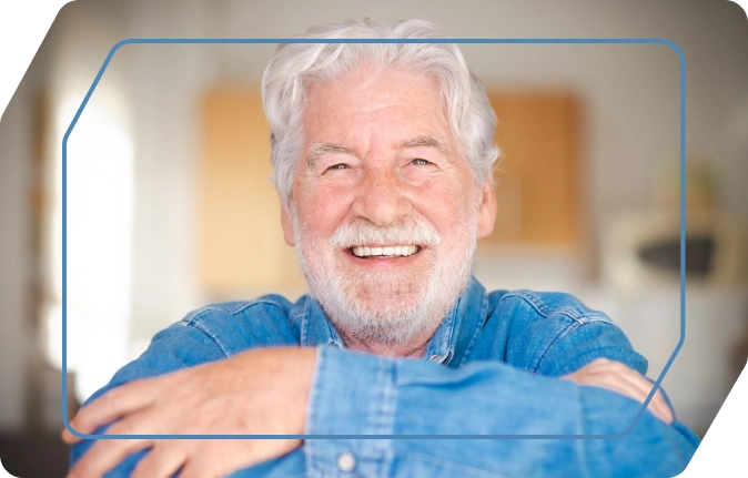 Permanent Zirconia Teeth patient smiling